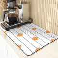 Axyaa Cartoon Pattern Kitchen Drying Mat - Non-Slip Table Coasters & Placemat