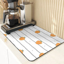 Axyaa Cartoon Pattern Kitchen Drying Mat - Non-Slip Table Coasters & Placemat