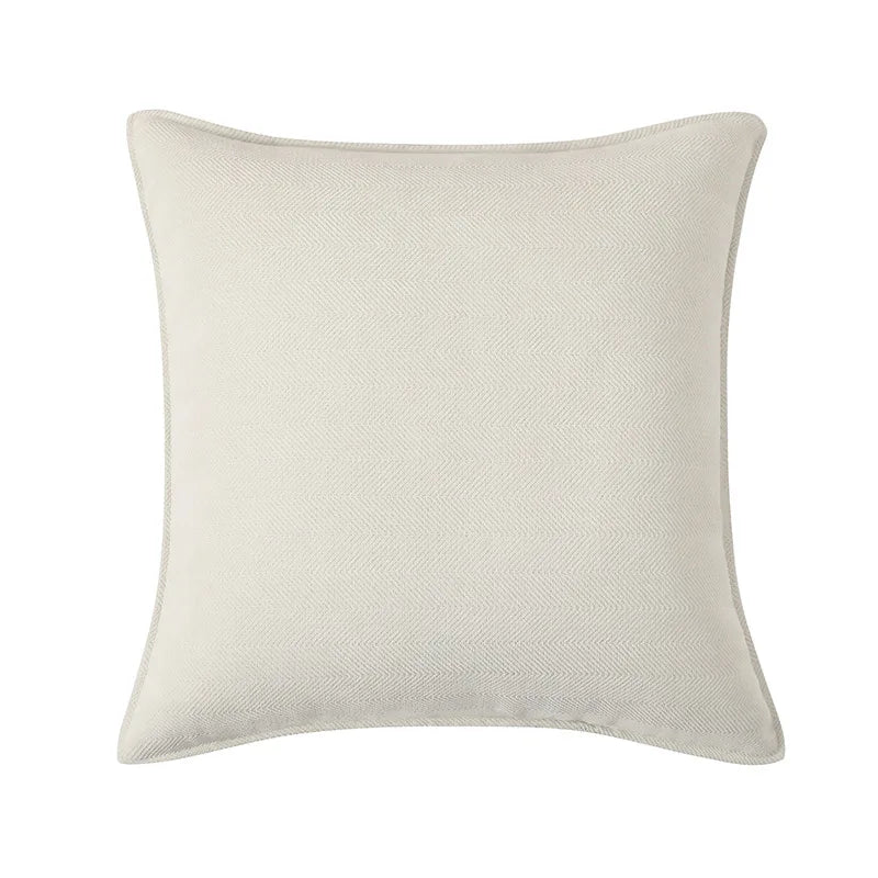Axyaa Chenille Herringbone Embossed Pillowcase Set for Bedroom and Couch