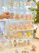 Axyaa Acrylic Anime Figure Display Case - DIY Removable Dustproof Storage Box