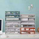 Axyaa Desk Drawer Organizer Stackable Multi-layer Office Stationery Storage Box