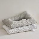 Axyaa White Knitted Cotton Ear Protector Design Neck Health Care Pillow
