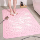 Axyaa Large Non-slip Safety Bath Mat with Suction Cups and Foot Massage