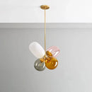 Axya Nordic Glass Chandeliers Colorful Balloon Design for Bedroom Dining Room