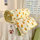 Axyaa Washed Cotton All Season Comforter for Single Double Bed