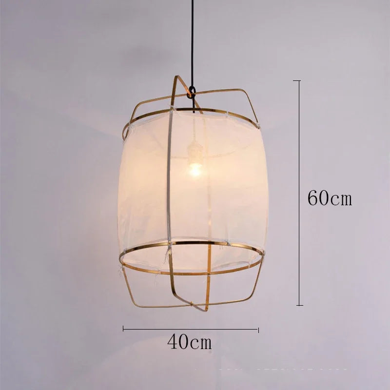 Axyaa Bohemian Gauze Ceiling Pendant Light for Art Deco Ambiance