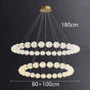 Axyaa Modern LED Chandelier for Living, Dining, and Bedroom Lighting