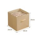 Axyaa Fabric Storage Cubes Organizer for Closet, Toys, Clothing - Home Supplies Box