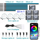 Axyaa Car Ambient RGB LED Interior Symphony Atmosphere Lamp - 64 Colors