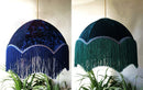 Axya Vintage Tassel Cloth Chandelier E27 for Living Room & Bedroom