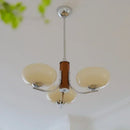 Axyaa Glass Chandelier Retro Ceiling Lamp Medieval Vintage Pendant Light