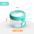 Axyaa 600ml Oatmeal Cup with Airtight Lid, Spoon - Food Storage Jar