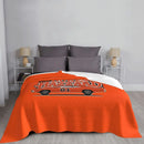 Axyaa General Lee Dukes of Hazzard Throw Blanket, Multi-Purpose Weighted Summer Blanket