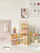 Axyaa Mini Pop Bean Storage Box for Small Action Figures and Dolls