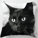 Axyaa  Black Cat Pillowcase  Decorative Square Cushion Cover 45*45cm