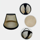 Axyaa Stainless Steel Cone Shape Coffee Filter - 3pcs