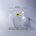 Axyaa Glass Double Sided Bowl Set for Desserts, Snacks, Fruits, and Dim Sum