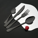 Axyaa 24-Piece Stainless Steel Rainbow Cutlery Set and Tableware