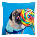 Axyaa Influencer Pug Cushion Cover - Funny Dog Home Decor Pillow Case