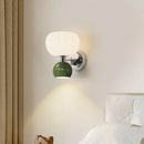 Axyaa Nordic Cream Pumpkin LED Wall Lamp G9 Bulb Bedroom Lighting