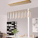 Axyaa Crystal Meteor Shower LED Chandelier for Modern Minimalist Villa Home Decor