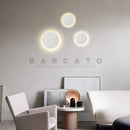 Axyaa Starry Gypsum LED Wall Lamp for Home Decor - White