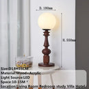 Axyaa Retro Table Lamp for Living Room Bedroom LED Bedside Light