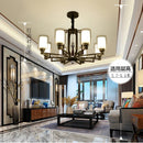 Axyaa Modern Chinese Style Living Room Chandelier with Creative Lighting