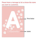 Axyaa Daisy Custom Name Poster for Baby Girl Nursery Wall Decor