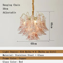 Axyaa Retro Luxury Glass Pendant Light for Living, Bedroom, Dining Room