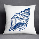 Axyaa Blue Mermaid Sailor Marines Polyester Pillowcase Home Office Decor