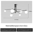 Axyaa Luxury Copper Pendant Light: Modern Magic Bean Style for Living Room