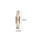 Axyaa Marble Wall Light: Modern Nordic Bedroom Lamp Fixtures