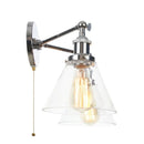 Axyaa Vintage Industrial Wall Light with Pull Chain Switch