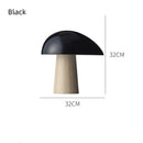 Axyaa Mushroom Shaped LED Table Lamp for Bedroom Hotel Bedside, Modern Design Lighting