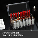 Axyaa Lipstick & Makeup Organizer: Cosmetic & Nail Polish Display Holder Box