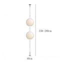 Axyaa White Acrylic Ball LED Floor Lamp for Living Room and Hotel