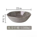 Axyaa Retro Gray Ceramic Dinnerware Set