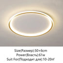 Axyaa Modern Gold/Black Ceiling Lamp for Home Indoor Lighting