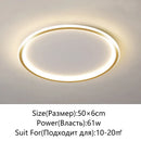 Axyaa Modern Gold/Black LED Ceiling Light for Home Lighting