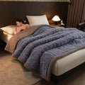 Axyaa Three-Layer Plush Blanket: Thick, Warm, & Versatile