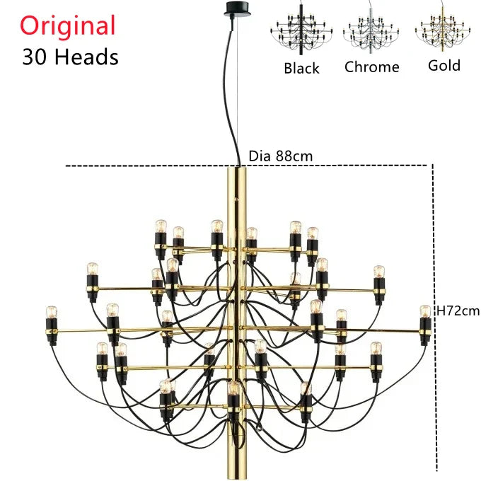 Axyaa 2097 Chandelier Pendant Lights - Stylish Lighting Fixture for Home and Hospitality