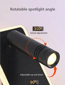 Axyaa LED Wall Light Switch Rotatable Spotlight - Modern Multi-functional Design