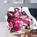 Axyaa Angel Dust Selfie Knitted Blanket Ultra-Soft Warm Flannel Throw