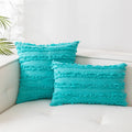Axyaa Cotton Linen Cut Flowers Pillowcase: Nordic Style Cushion Cover Home Decor
