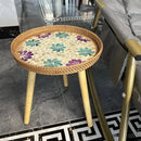 Axyaa Handmade Rattan Shells Coffee Table - Nordic Style Home Decoration