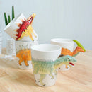 Axyaa Dinosaur Ceramic Coffee Cup - 3D Animal Shape - Office Home Decor & Gift