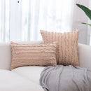Cotton Linen Cushion Cover Set by Axyaa: Soft, Decorative Pillowcase for Living Room Sofa