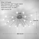 Axyaa Nordic Glass Starry Sky Ceiling Light - Modern Home Art Lighting