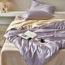 Axyaa Queen Duvet Cover Set - Lyocell/Cotton Mix, Natural Plant Fibers